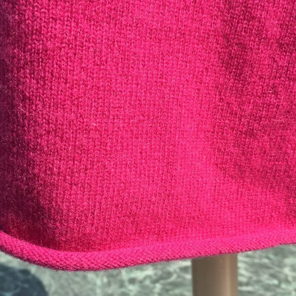 Cashmere Cache Sweater Raspberry Size L - image 6